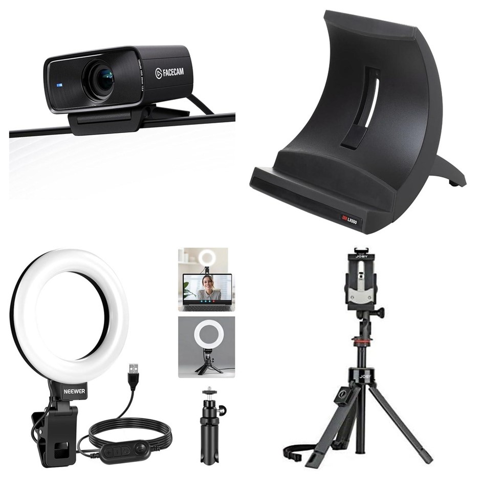 4 x Assorted Electronics. 1 x ELGATO Facecam MK.2 Premium Full HD Webcam. 1