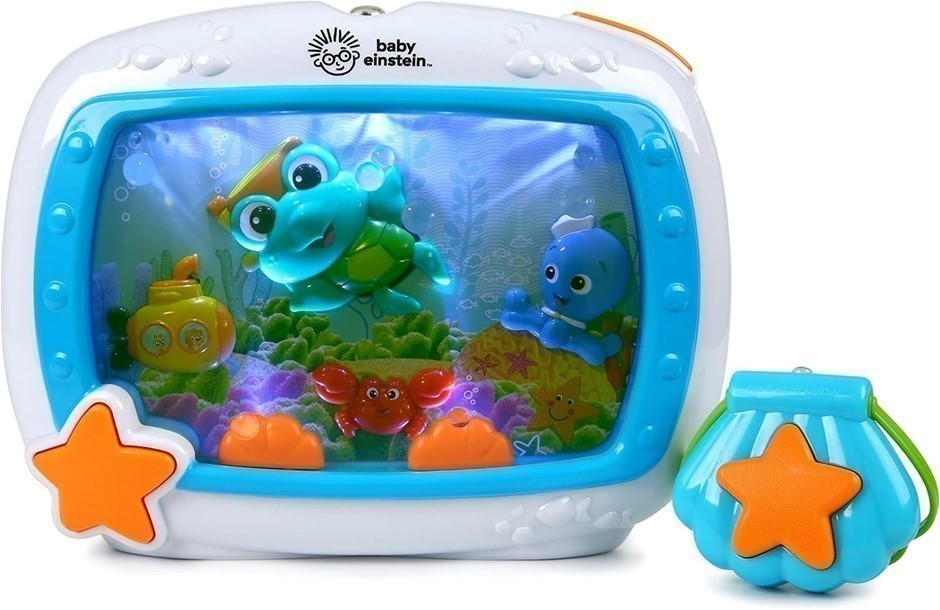 BABY EINSTEIN Sea Dreams Soother Musical Crib Toy And Sound Machine.