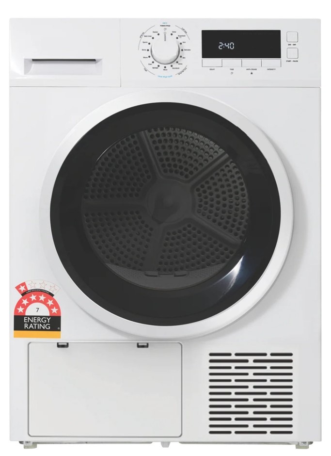 Premium 8kg Heat Pump Dryer, White NB: FUL error