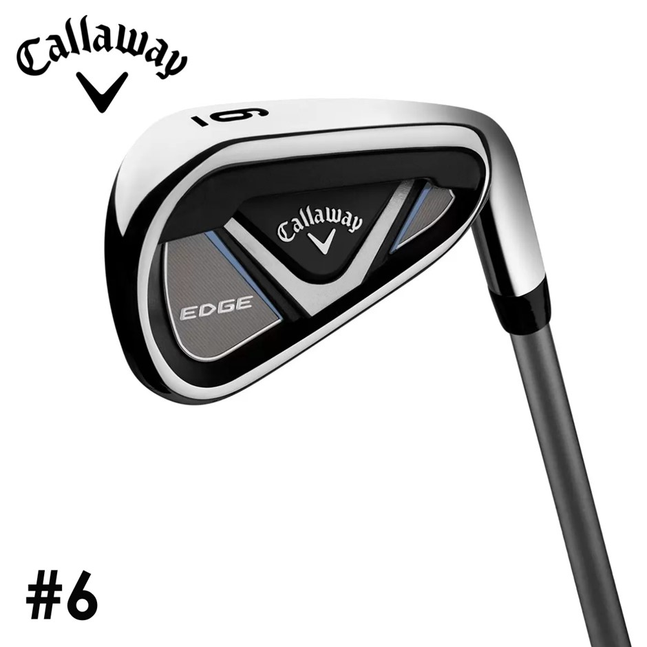 CALLAWAY Edge Men's Piece Right Handed Regular Flex Golf Club, No. 6.