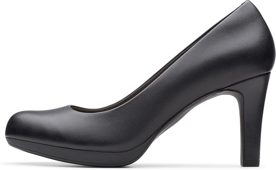 Clarks Women's Adriel Viola Dress Pump, US9.5M/EU41, Black Leather, 2612935