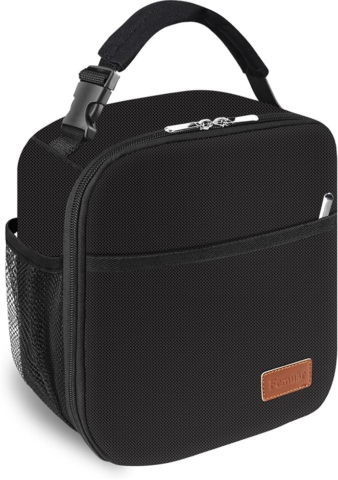 FEMUAR Adult Insulated Reusable Lunch Tote Bag for Work with Internal Pocke