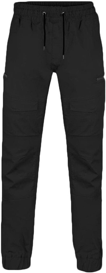 BAD WORKWEAR Men's Next Waterproof Elastic Waist Cuffed Work Pants, Size 40