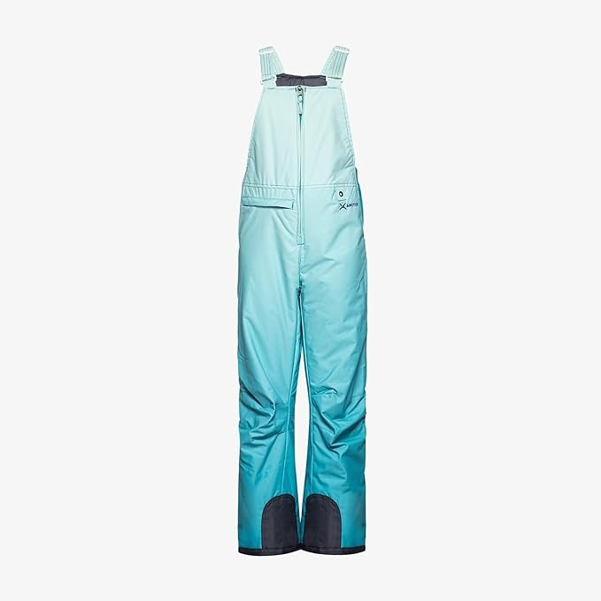 ARCTIX Kids Insulated Snow Bib Overalls, Size XS Husky, Bluebird Ombre, 155