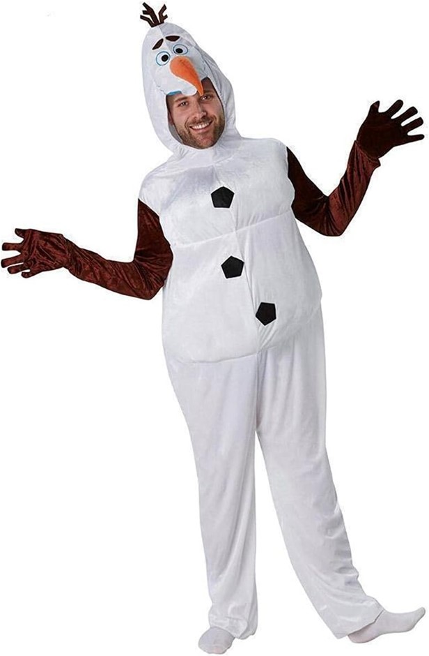 OLAF Deluxe Costume for Adults - Disney Frozen - Size XL(106.5-117cm), 8108