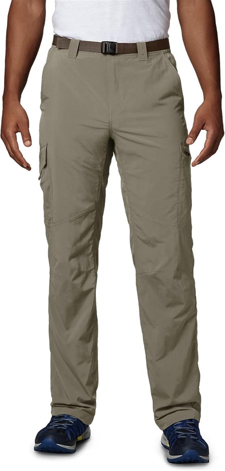 COLUMBIA Men's Silver Ridge Cargo Pant, Size 30 x 34, Tusk (221), 1441681.