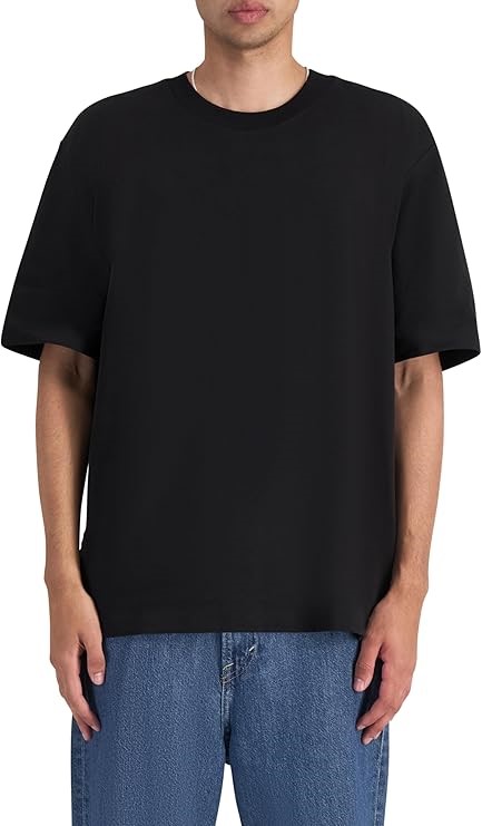 CHAMPION Men's Rochester Capital Tee, Size L, Black, ATXAN. RRP: $50. Buye