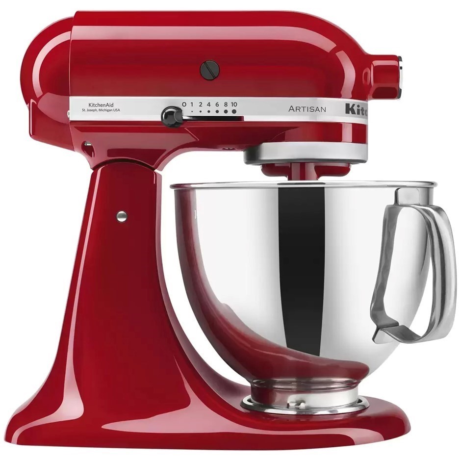 0036-5062744 · KITCHENAID KSM150 Artisan Series 4.8L Tilt-Head Stand Mixer, Empire Red, Mo