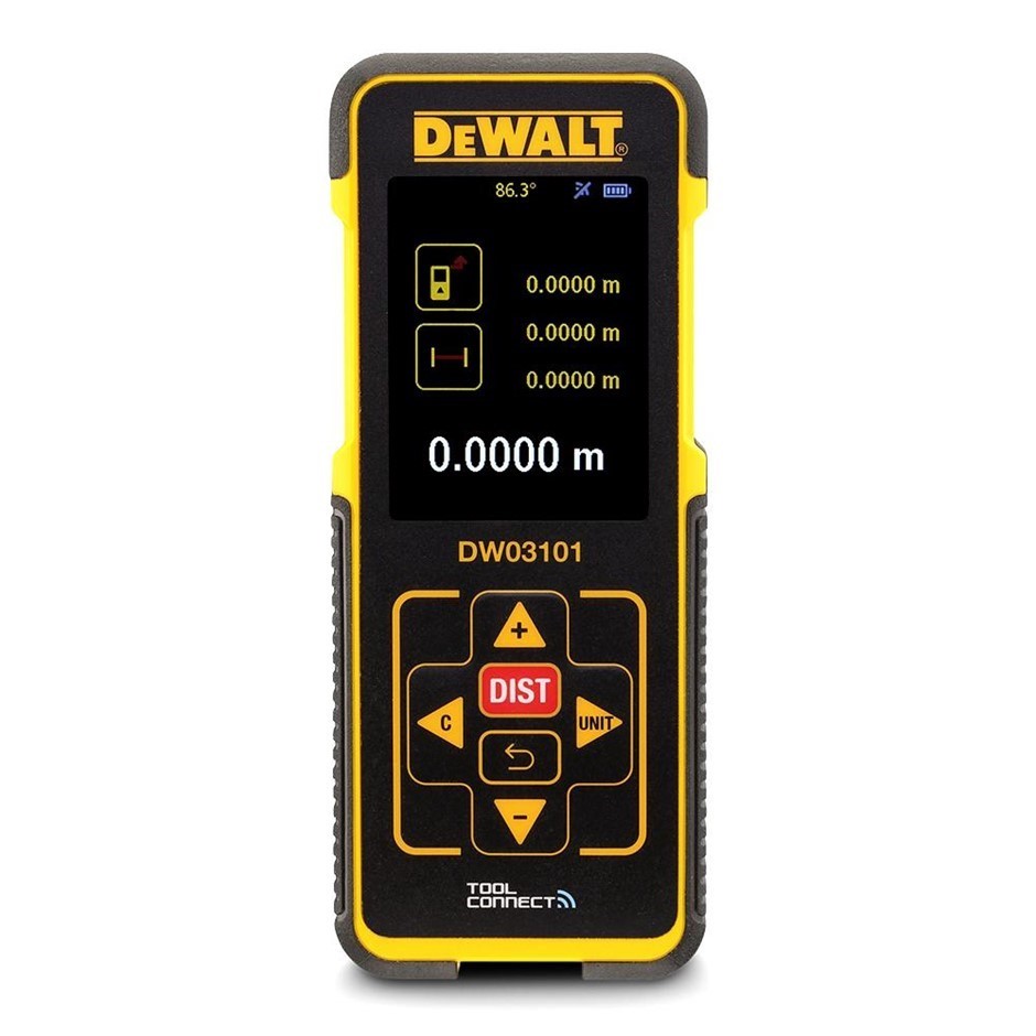 DeWALT 100M Tool Connect Laser Distance Measurer. NB: Not in Original Box.