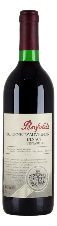 Penfolds 707 Cabernet Sauvignon 1996 (1x 750mL) SA
