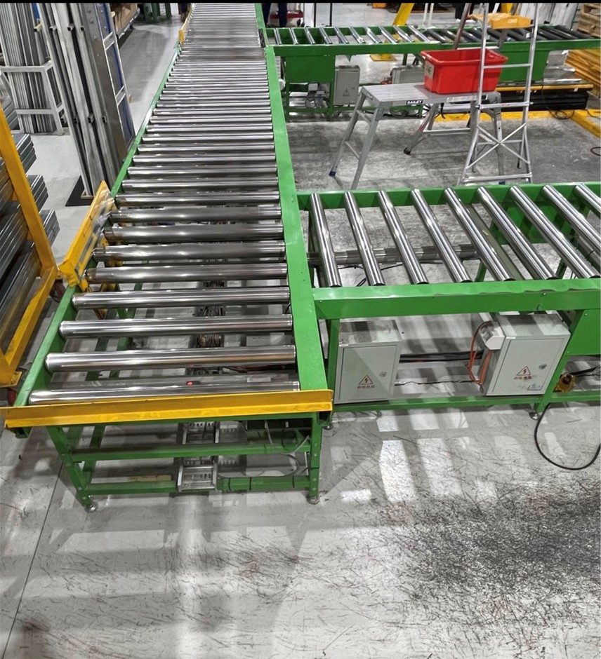 No Reserve 24m Automated Roller Conveyor System PLC 