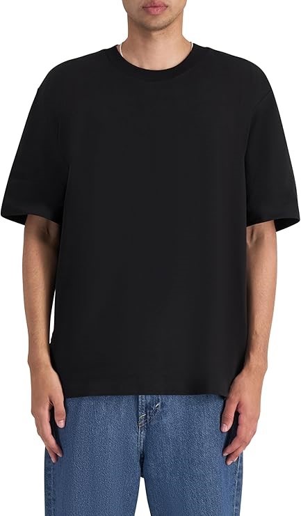 CHAMPION Men's Rochester Capital Tee, Size L, Black, ATXAN. RRP: $50. Buye