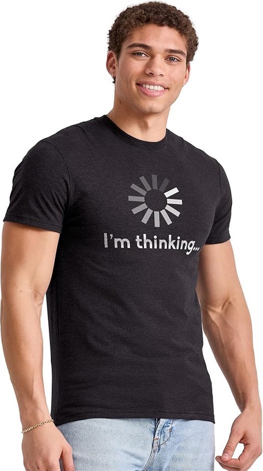 HANES Men's Short Sleeve Graphic T-shirt Collection, M, Black, Y06382 (GT49