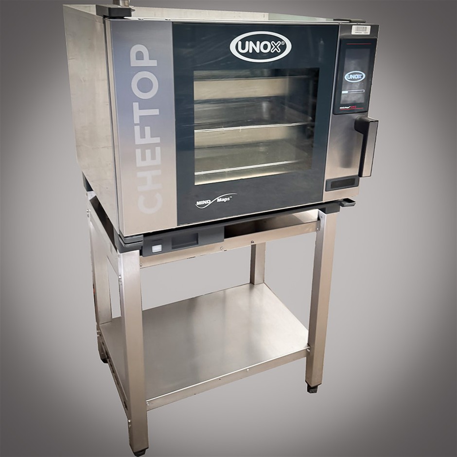 Unox Chef Top Electric 5 Tray Combi Oven with Stand