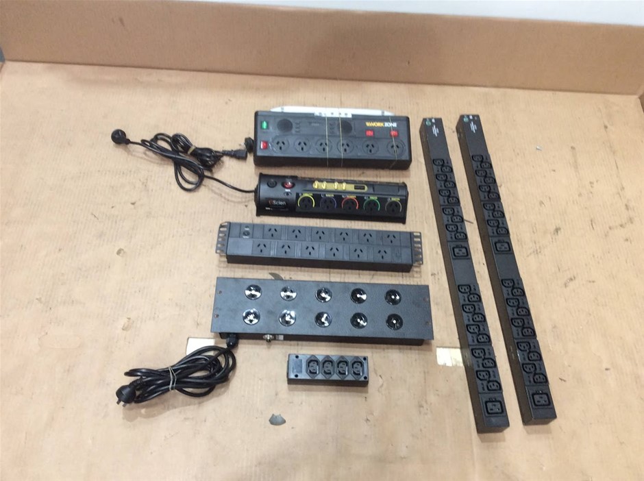 Mixed Rack Mount PDUs & Power Distribution Boards (Lot of 7)