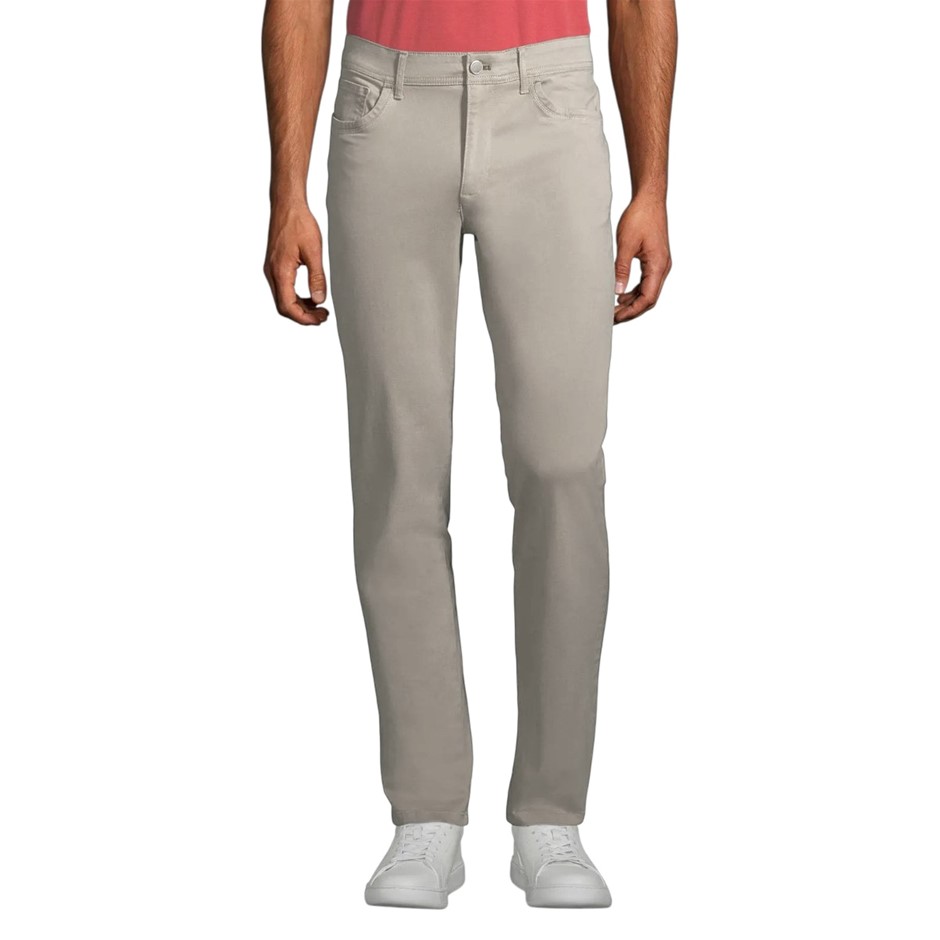CALVIN KLEIN Men's Infinite Flex Slim Pant, Size 36x32, Cream-Grey (D2N), 4