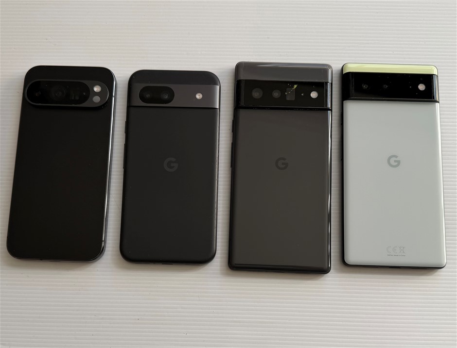 Google Pixel 9 Pro / 8a / 6 Pro / 6 - For Parts (Lot of 4)