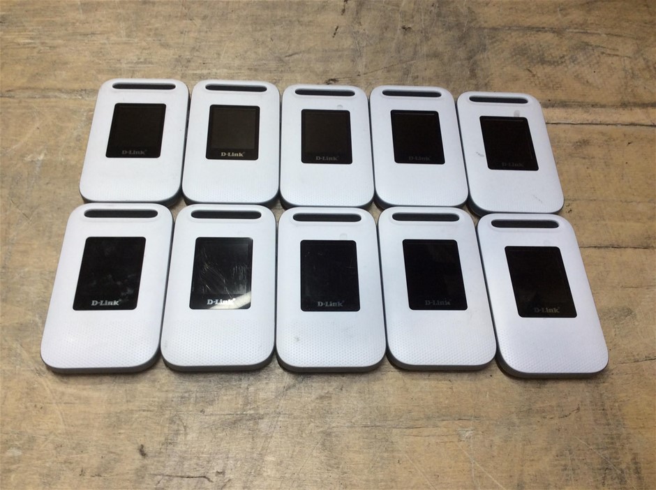 D-Link DWR-933M Portable 4G LTE WiFi Routers (Lot of 10)
