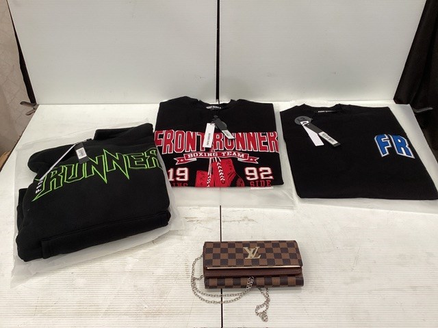 Assorted Front Runner Clothing And Louis Vuitton Purse