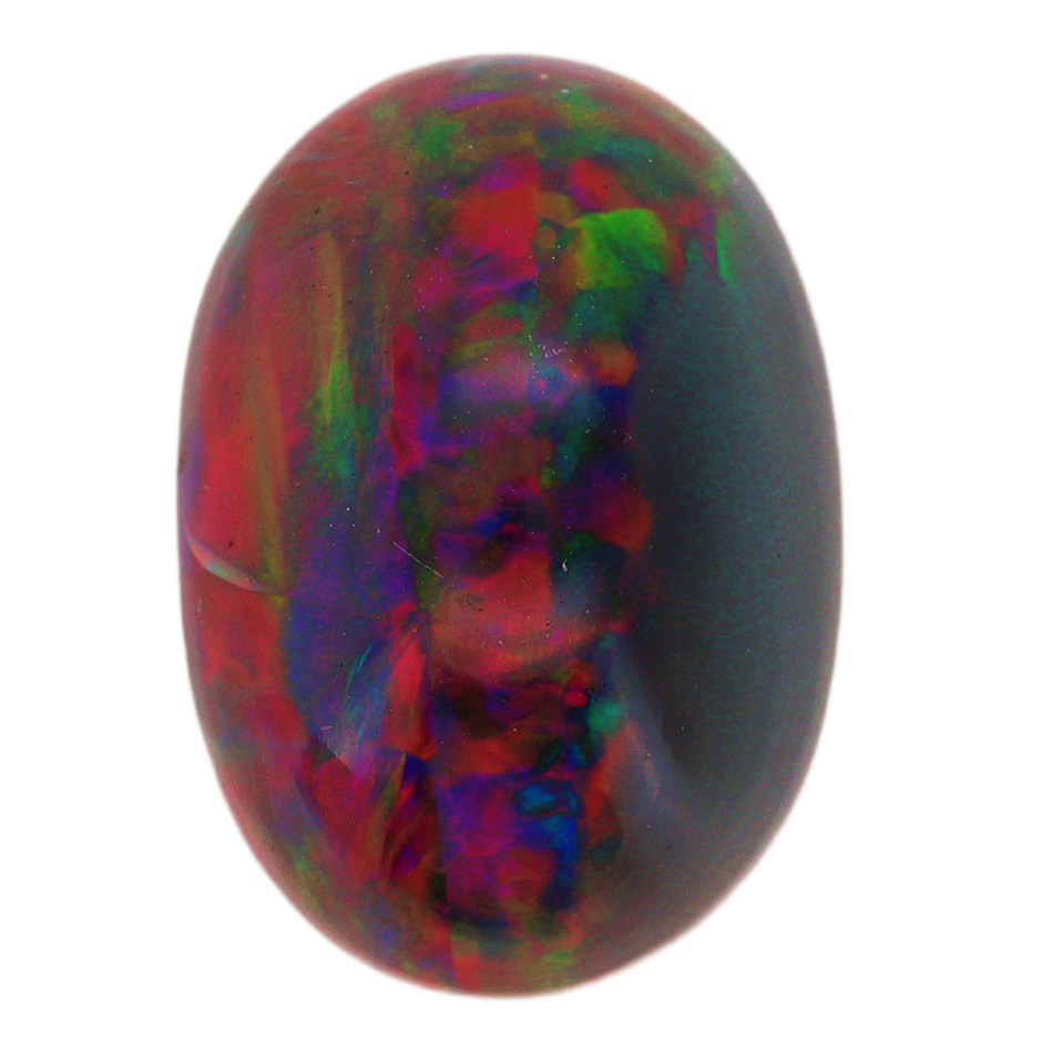 7.02 Carats Black Color-Play Opal