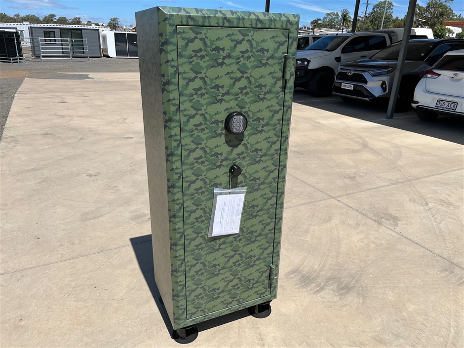 Heavy Duty Rifle & Gun Safe - Camo (Unused)