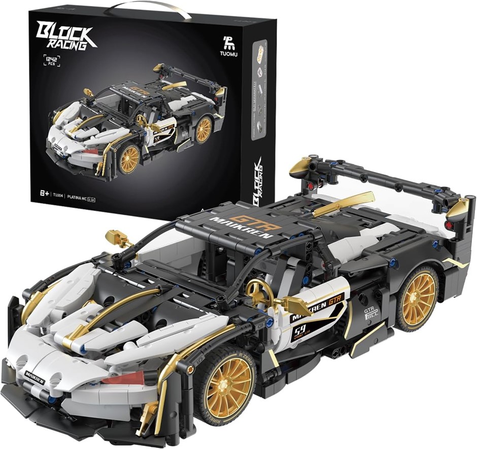 TUOMU McLaren GTR Super Car Building Blocks Set