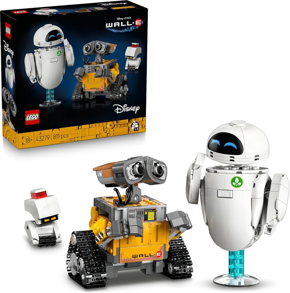 LEGO Disney and Pixar WALL-E and EVE 43279.