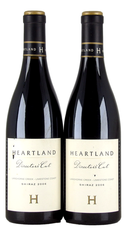 Heartland Directors Cut Shiraz 2006 (2x 750mL), SA.