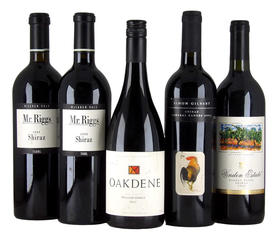 Mixed Shiraz Pack (5x 750mL), Multi Region.