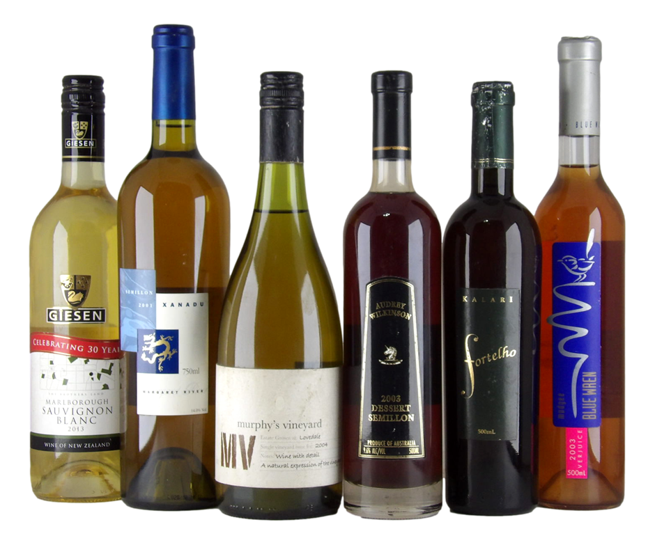 Mixed White Pack (3x 500mL + 3x 750mL), Multi Region.