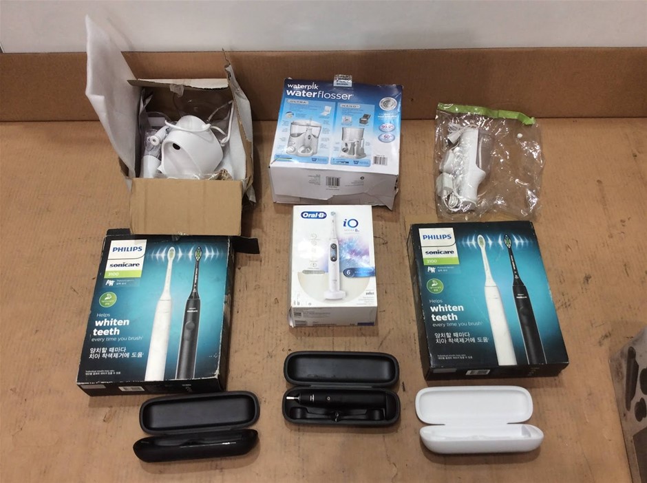 Mixed Philips Sonicare, Oral-B And Waterpik Oral Care Products