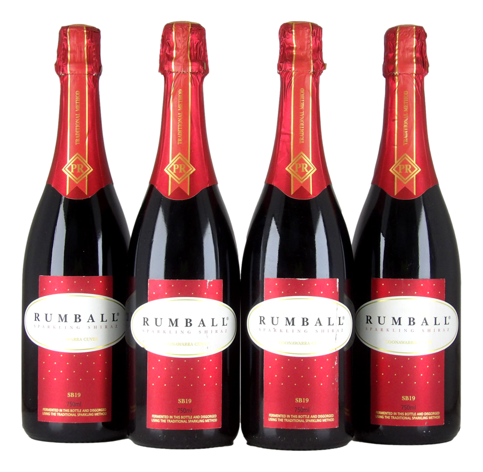 Rumball Sparkling SB19 Shiraz SB19 (4x 750mL), SA.