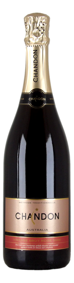 Chandon Vintage Brut Sparkling Rose 2008 (6x 750mL), Yarra Valley.