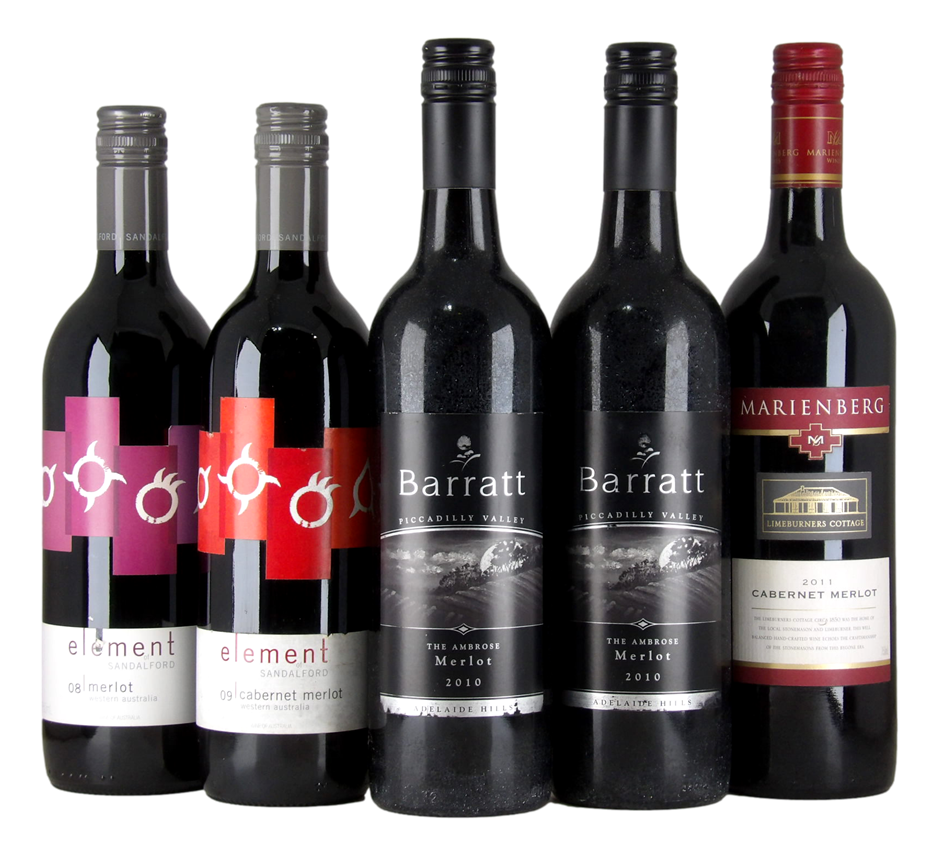 Mixed Red Wine Pack (5x 750mL), Multi Region.