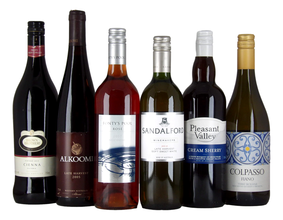 Mixed Wine Pack (6x 750mL), Multi Region.