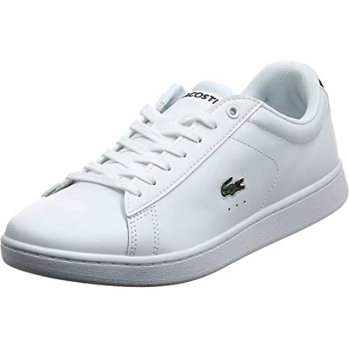 LACOSTE Women's Carnaby Evo 1 Casual Sneaker, Size 6 US/4 UK, White, 732SPW
