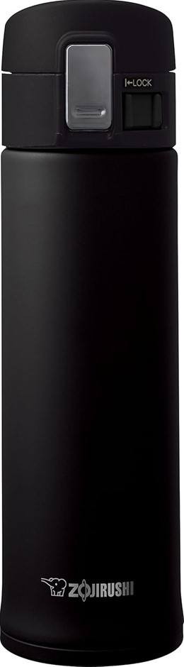 ZOJIRUSHI SM-KHE48BA Stainless Steel Mug with Slicksteel Interior 16 oz / 4
