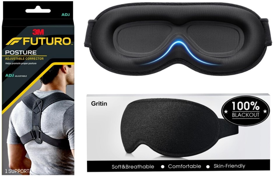 BUNDLE of FUTURO Posture Corrector, Fits Men and Women, Helps Promote Bette