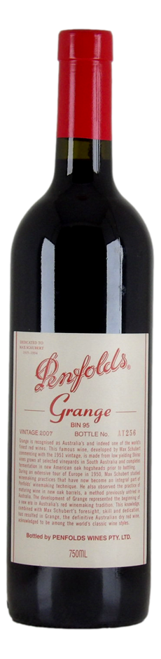 Penfolds Grange Shiraz 2007 (1x 750mL) SA