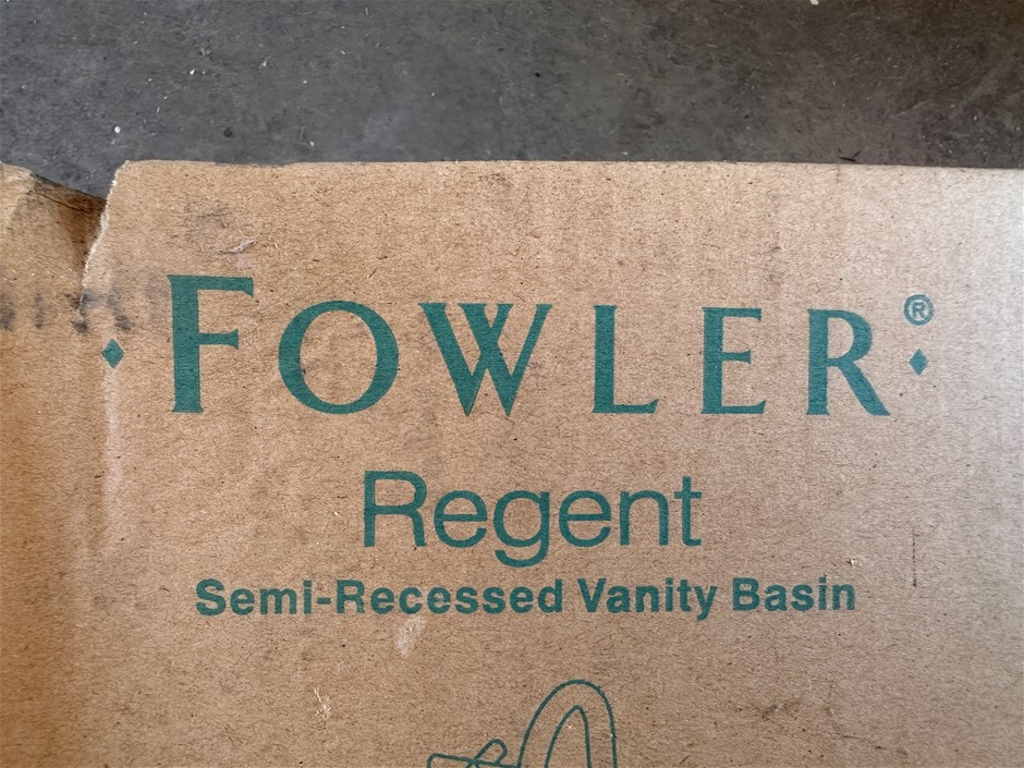 Fowler Regent Semi Recessed 1TH Basin
