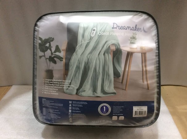 Dreamaker 9012083 Coral Fleece Heated Throw Blanket