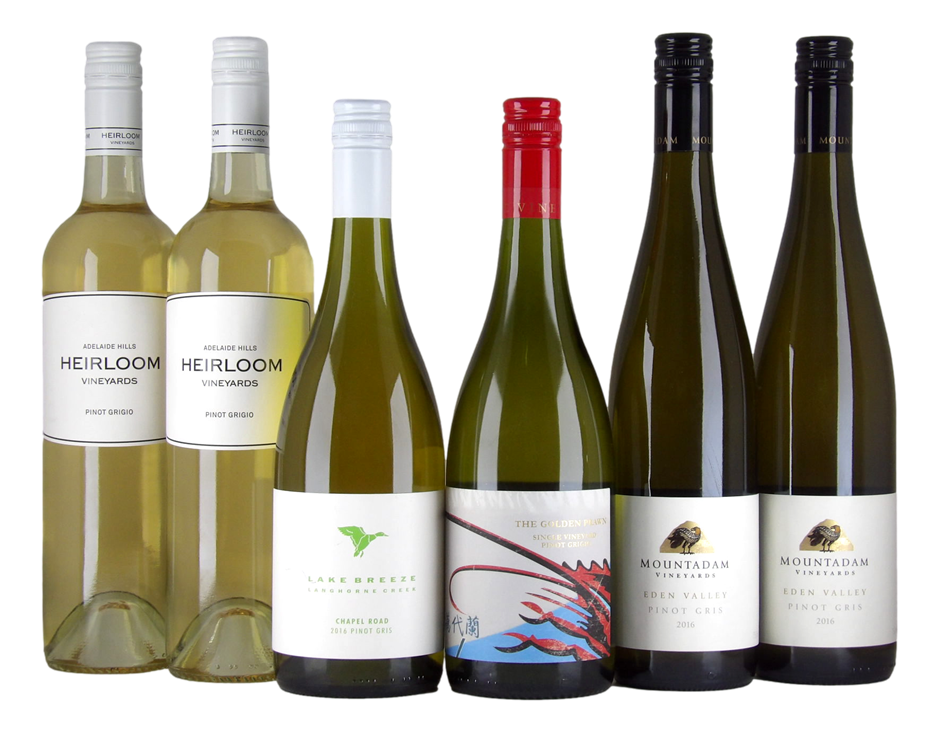 Mixed Pinot Gris Wine Pack (6x 750mL) SA