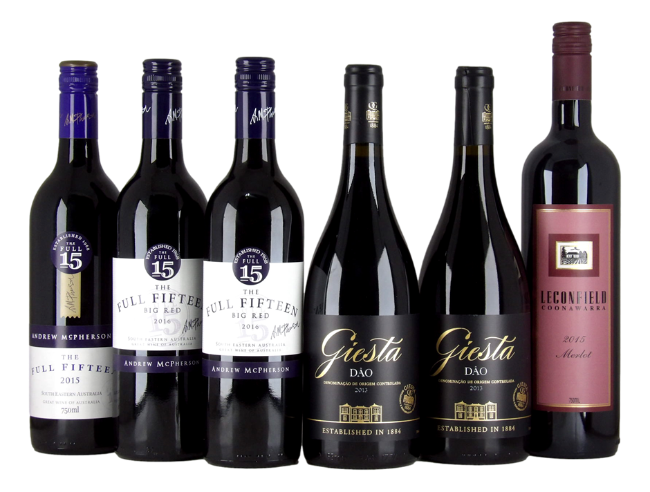 Mixed Red Wine Pack (6x 750mL) 
