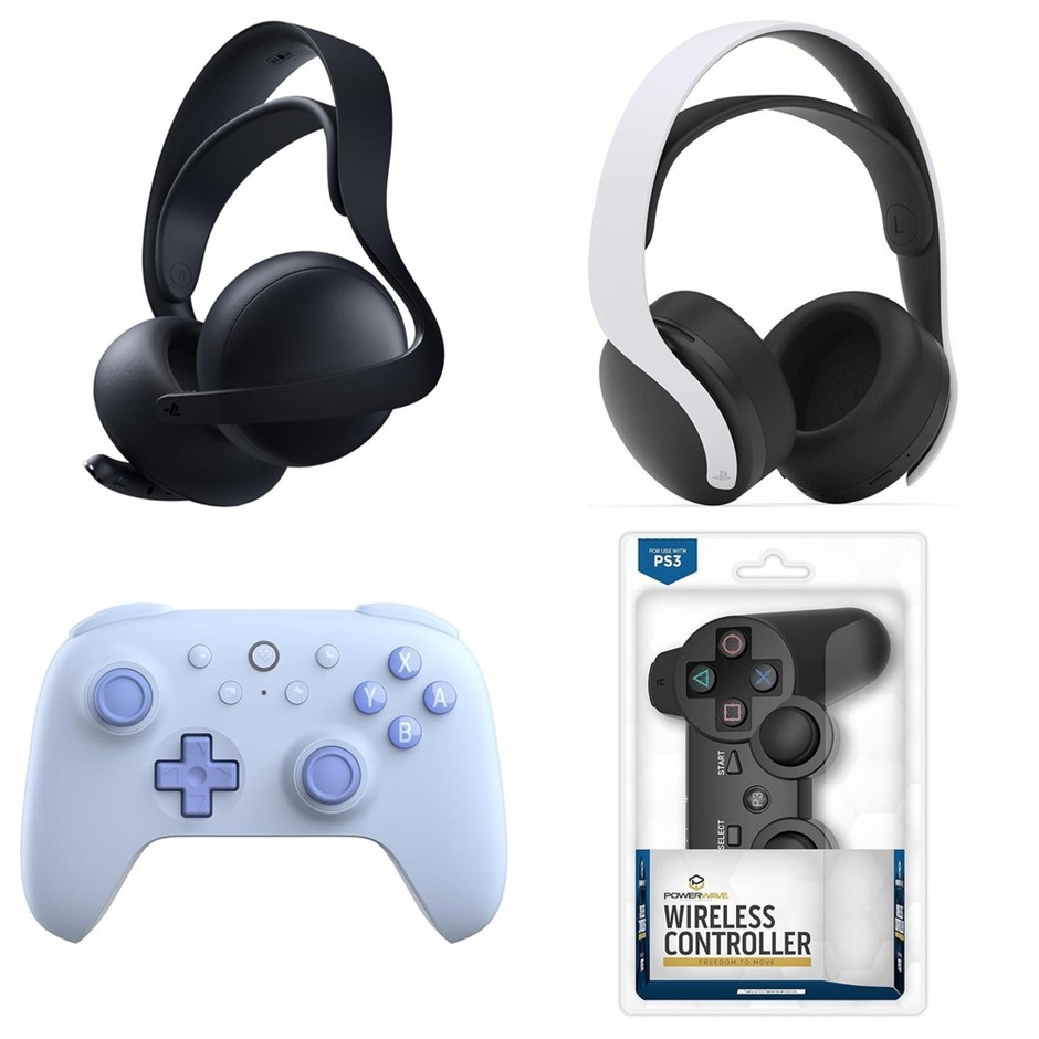 4 x Playstation Accessories. 1 x PLAYSTATION PULSE Elite Wireless Headset.