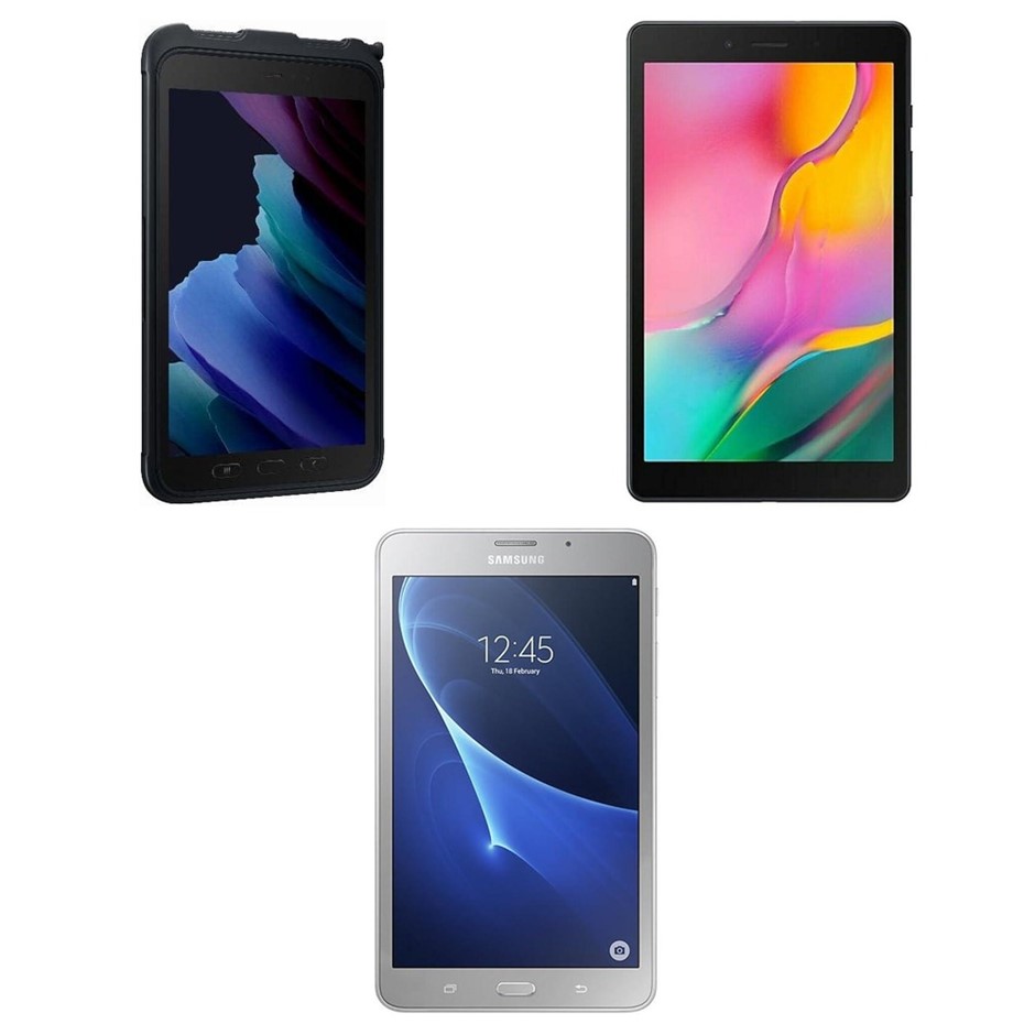 4 x Tablets. 1 x SAMSUNG Galaxy Tab Active3 Enterprise Edition 64 GB, 5550