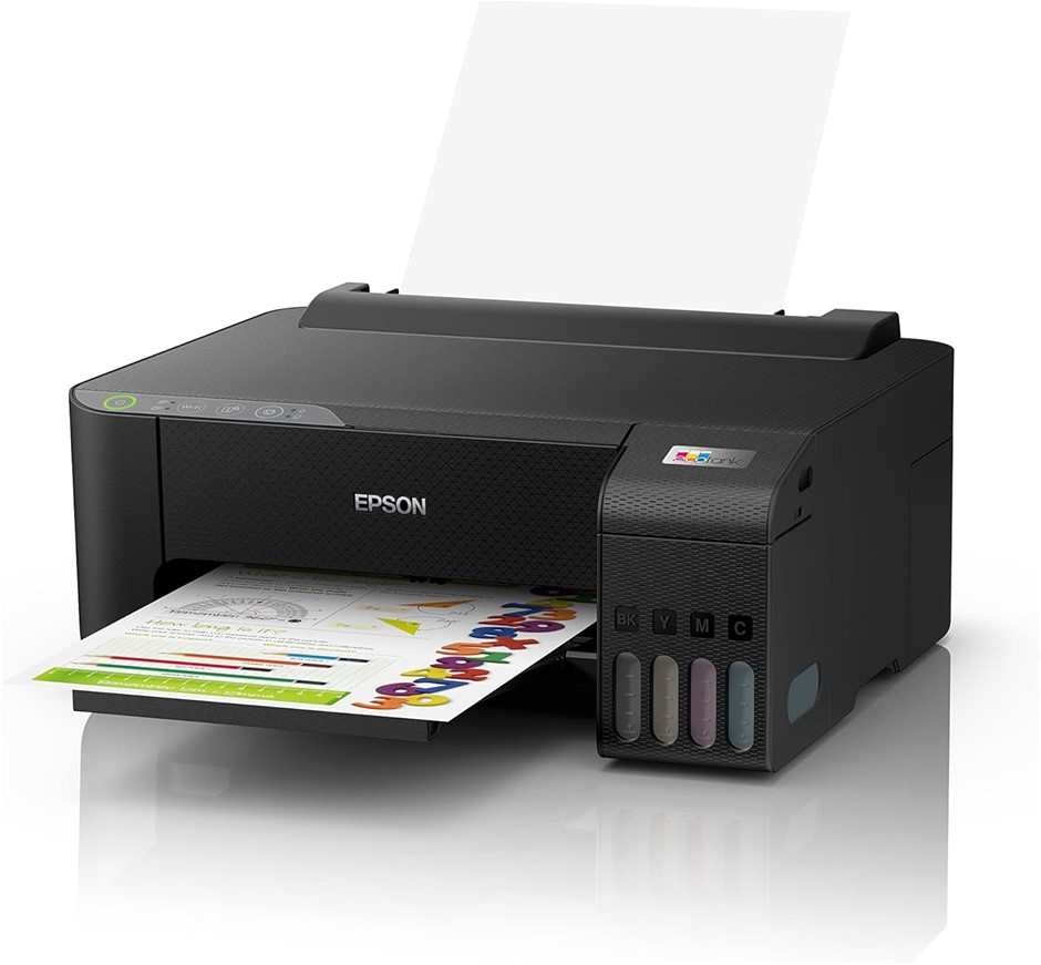 EPSON EcoTank ET-1810 Wireless Single-Function Printer, Black, C11CJ71501.