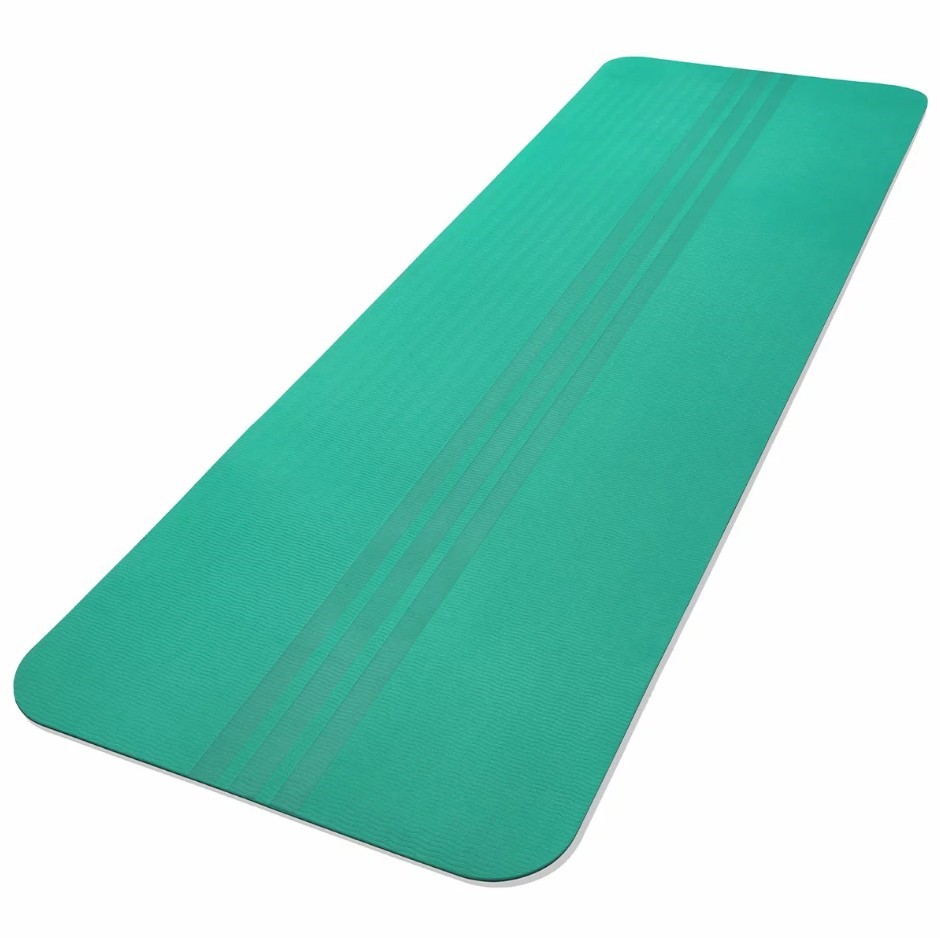 3 x ADIDAS Training Yoga Mat, 6mm, Incl: 2 x Green & 1 x Blue.