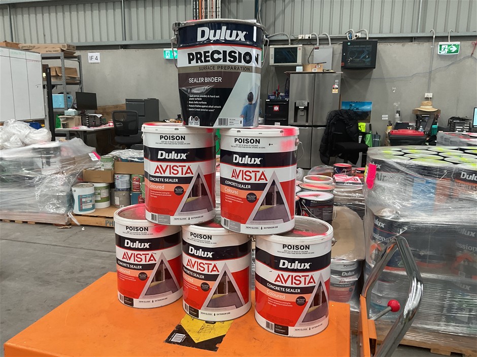 6 x Assorted 10Lt Tins of Paint