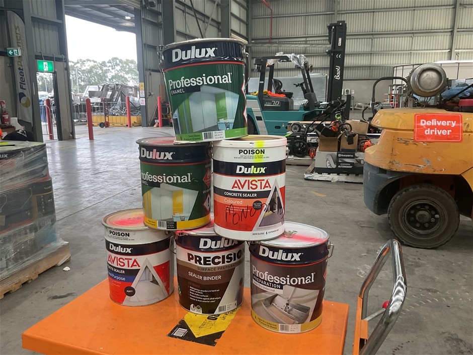 6 x Assorted 10Lt Tins of Paint