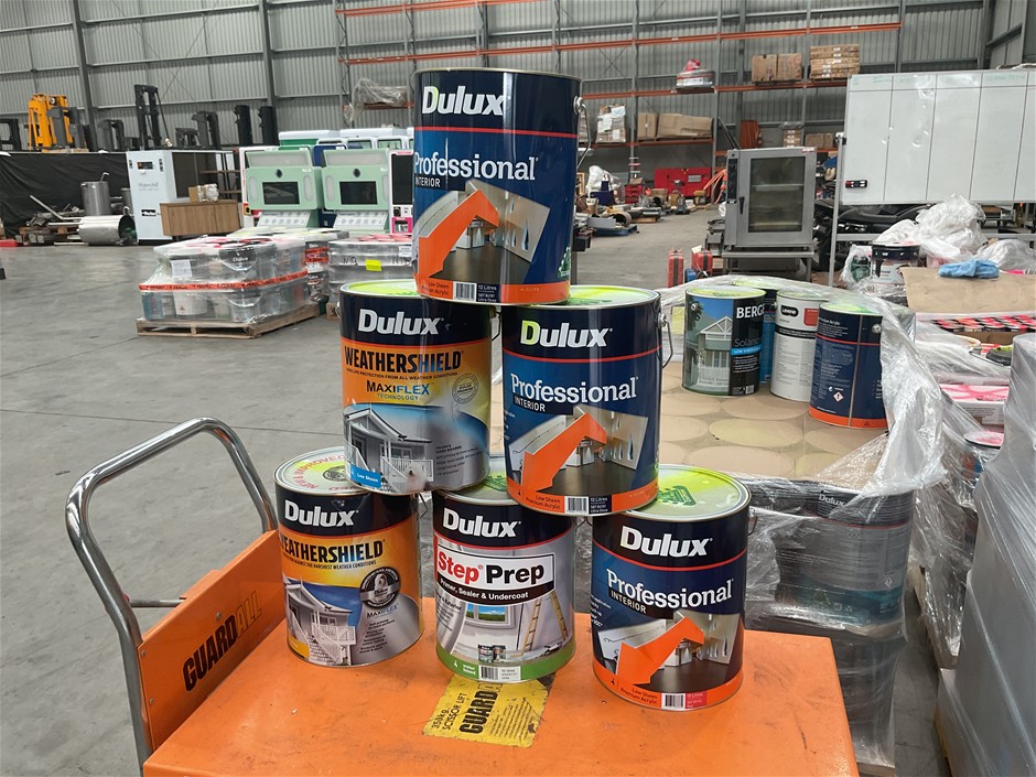 6 xAssorted 10Lt Tins of Paint